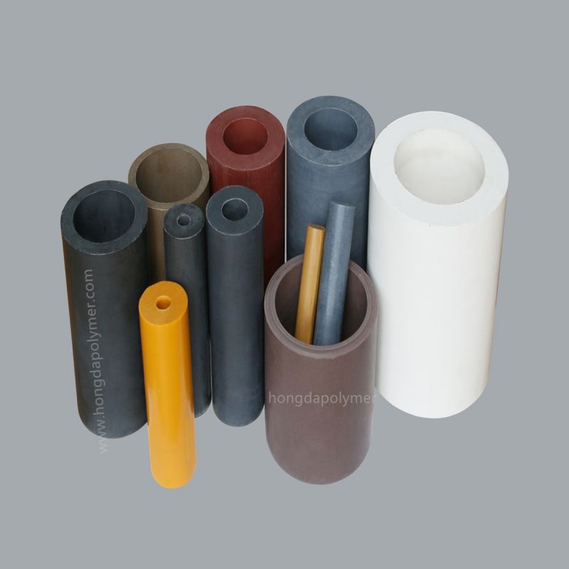 Karbono Plenigita PTFE Stango Kaj Vitro Fibro Plenigita PTFE Uzita Por Valva Sigelo