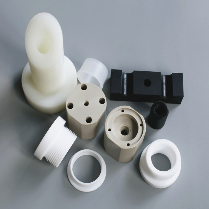 Plastaj Maŝinitaj Partoj PTFE, PEEK, PCTFE, TFM
